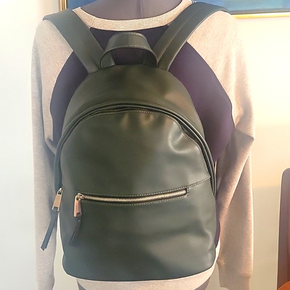 French  Connection forrest green backpack